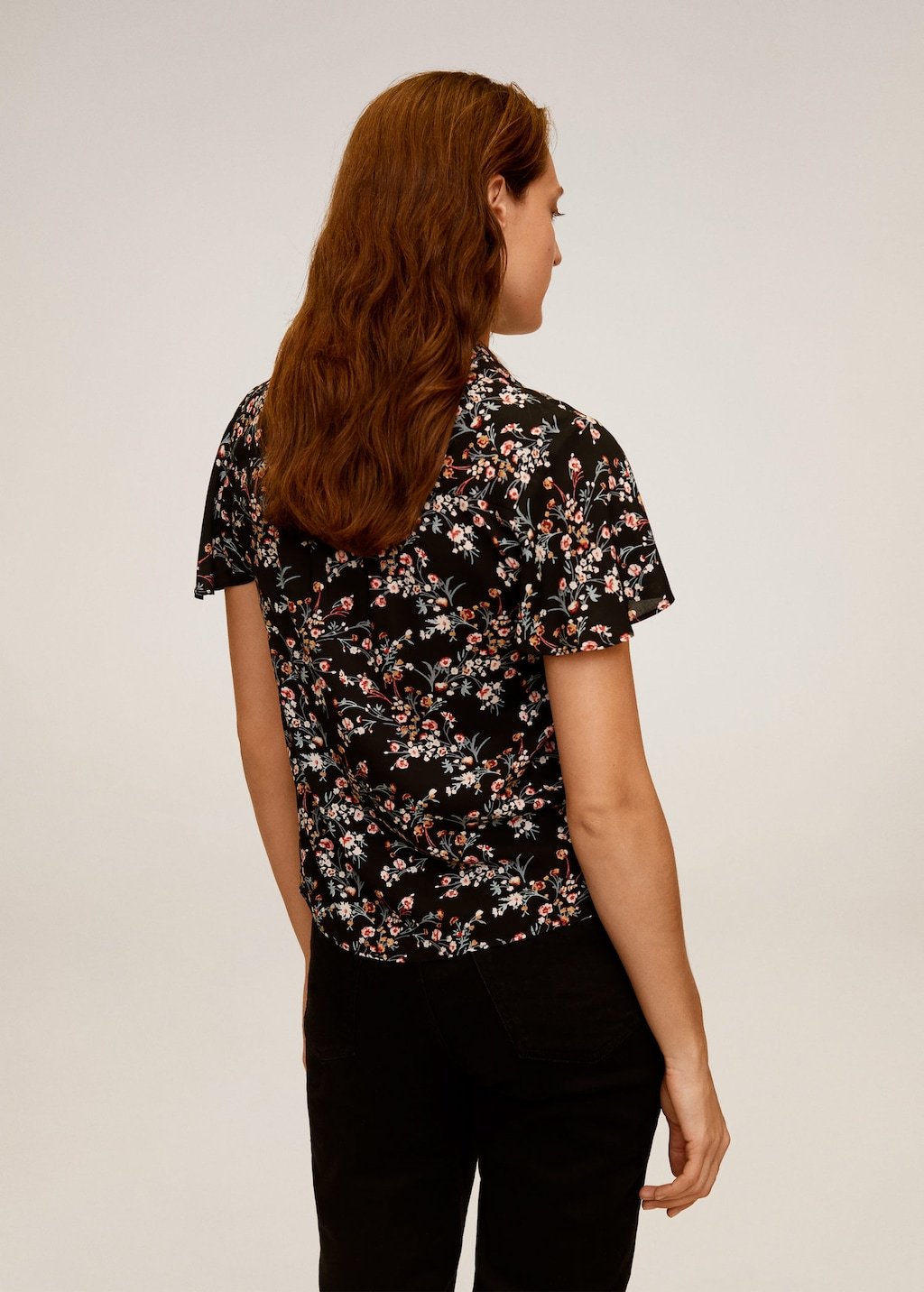 Floral print blouse
