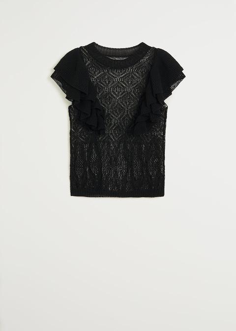 Ruffles lace top