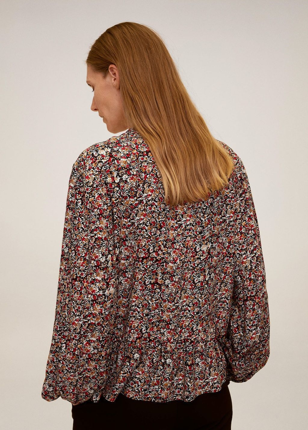 Floral print blouse