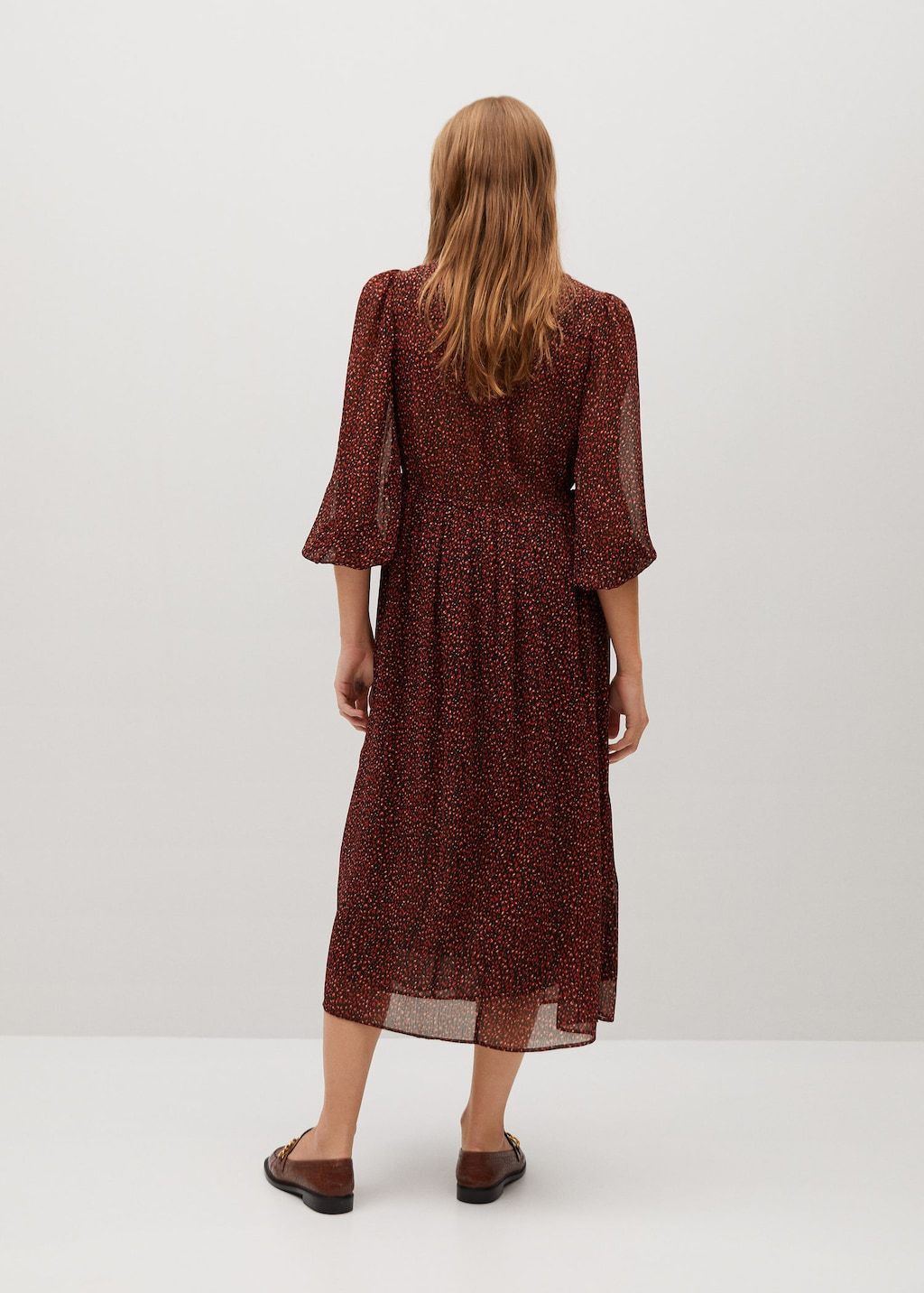 Flowy printed dress