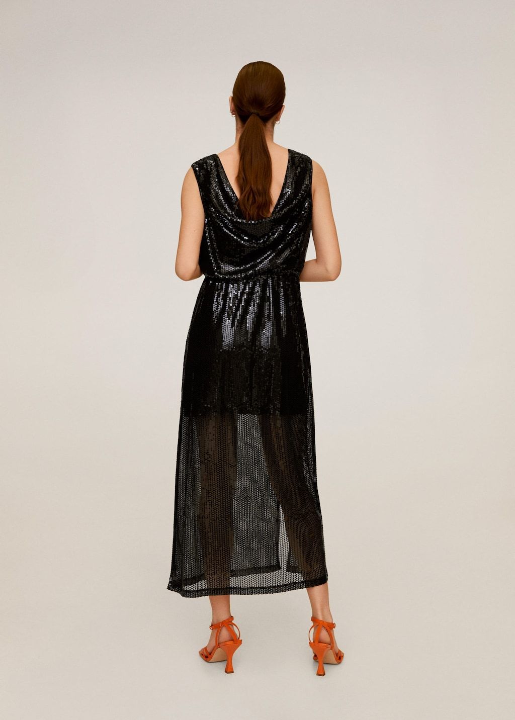 Sequined midi dress