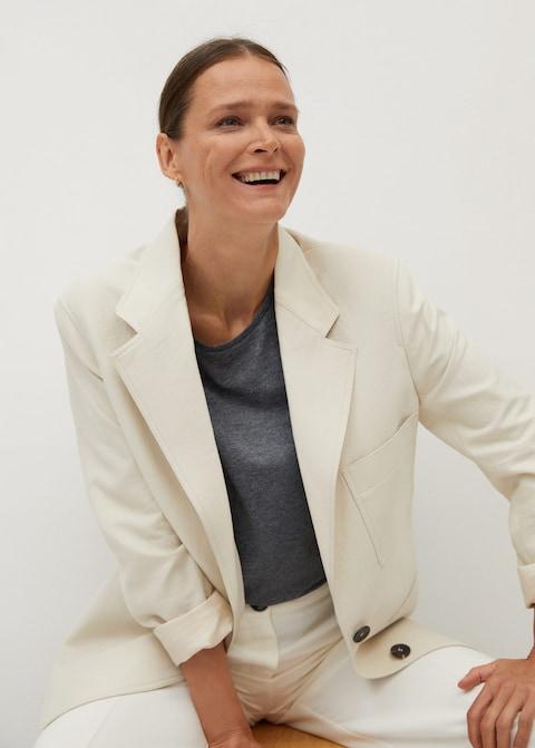 Essential cotton-blend T-shirt