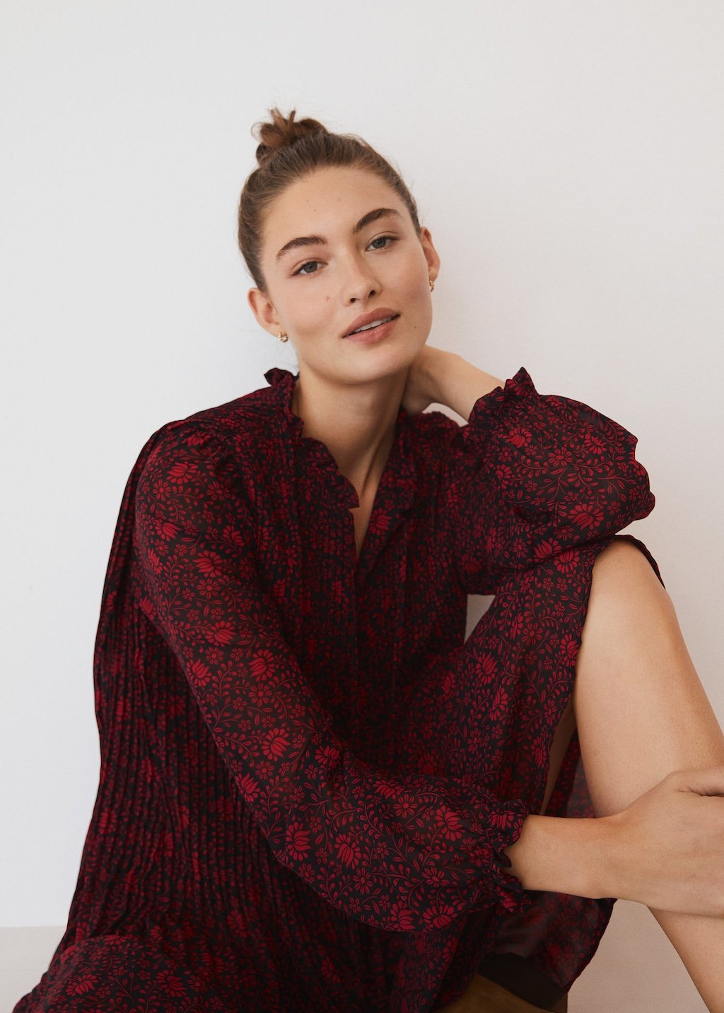 Recycled polyester dress