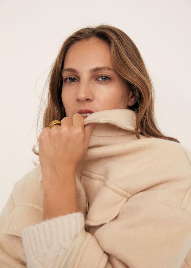 Knitted oversize jacket