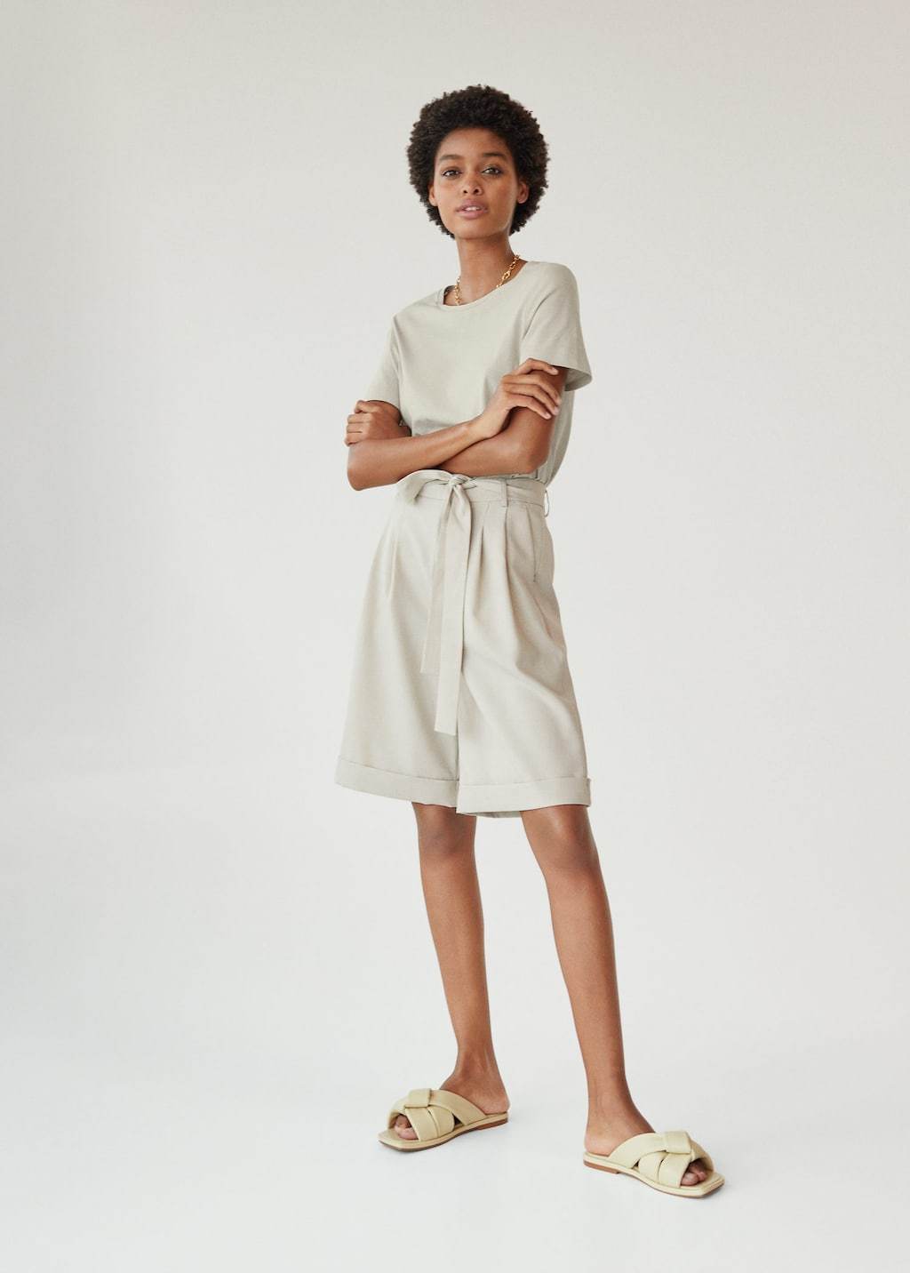 Essential cotton-blend T-shirt