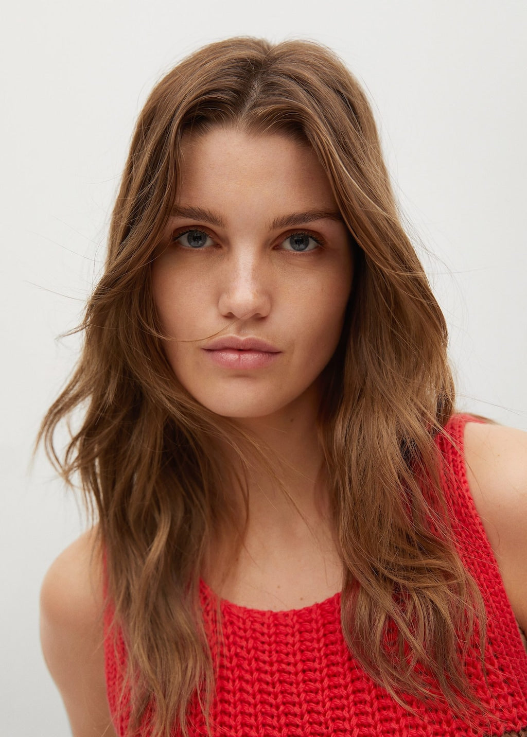 Multicoloured knitted top