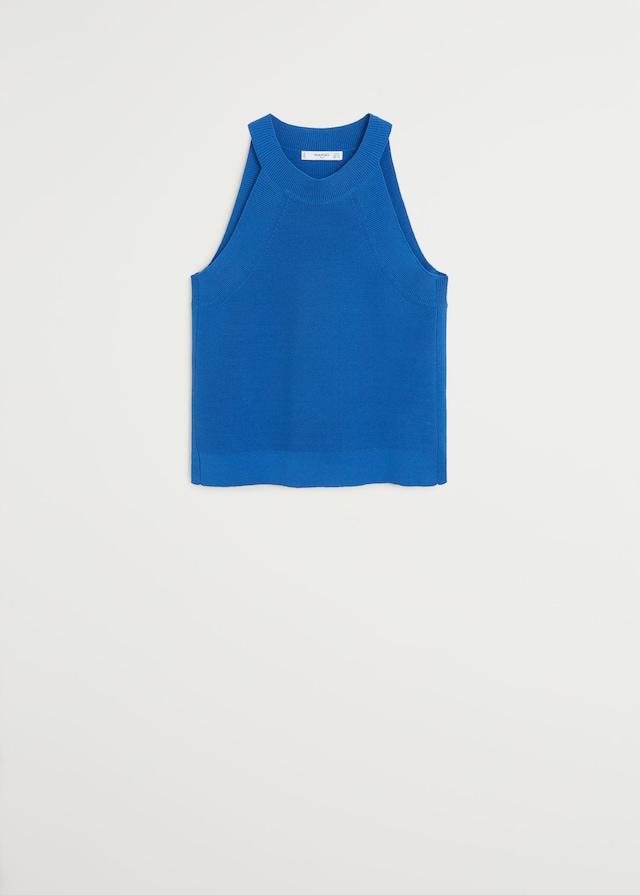 Knit halter top