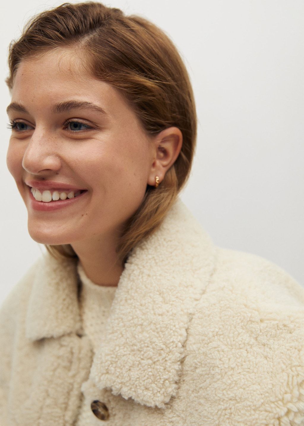 Faux shearling jacket