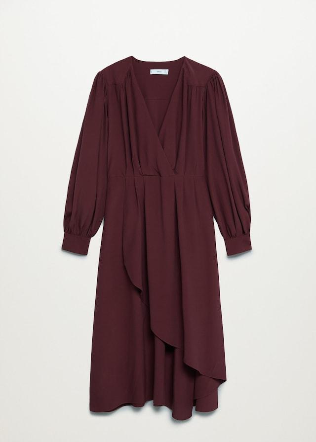 Puffed sleeves dress