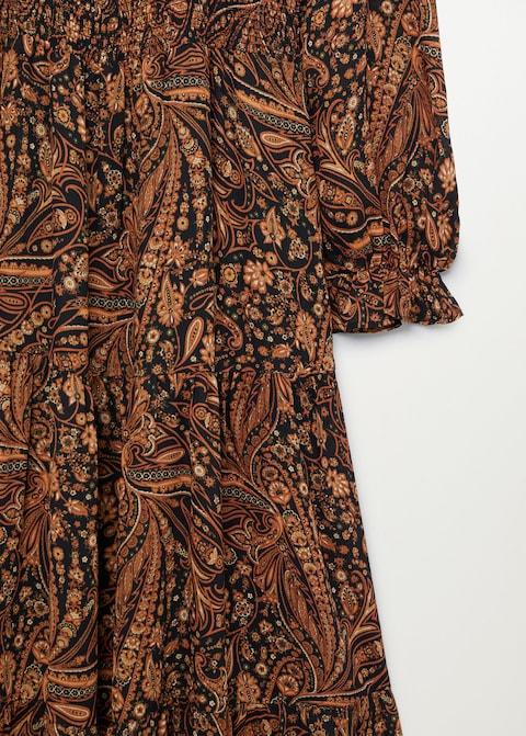 Paisley print dress
