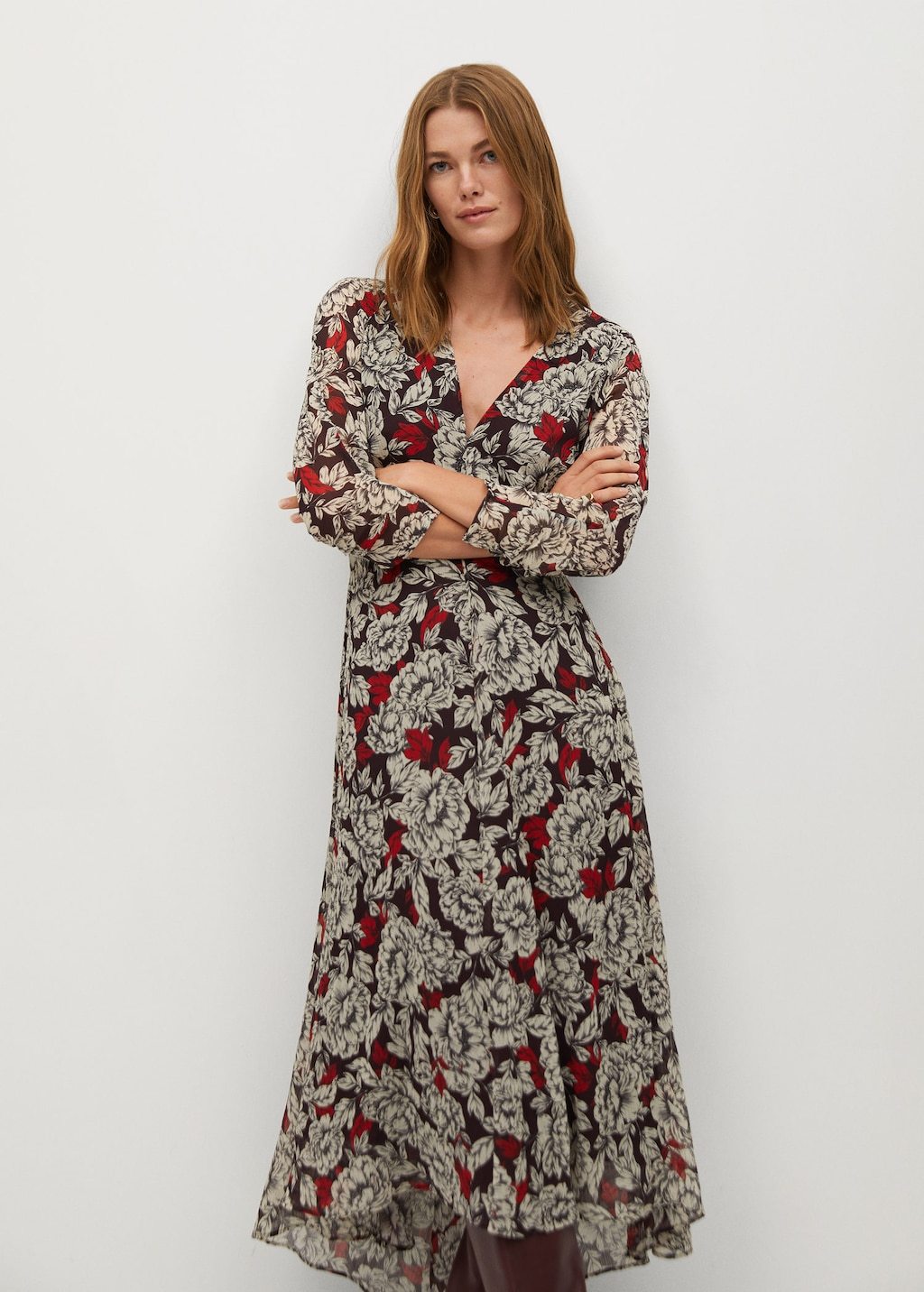 Floral pattern dress