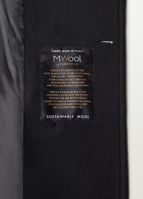 Manteco wool double-breasted coat