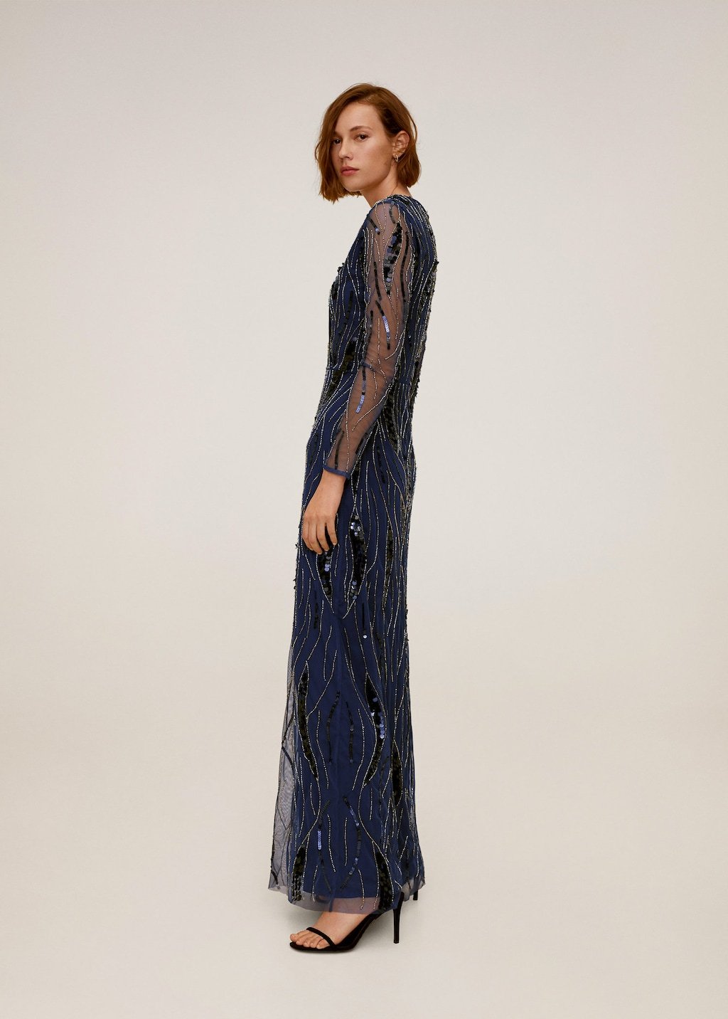 Sequined gown