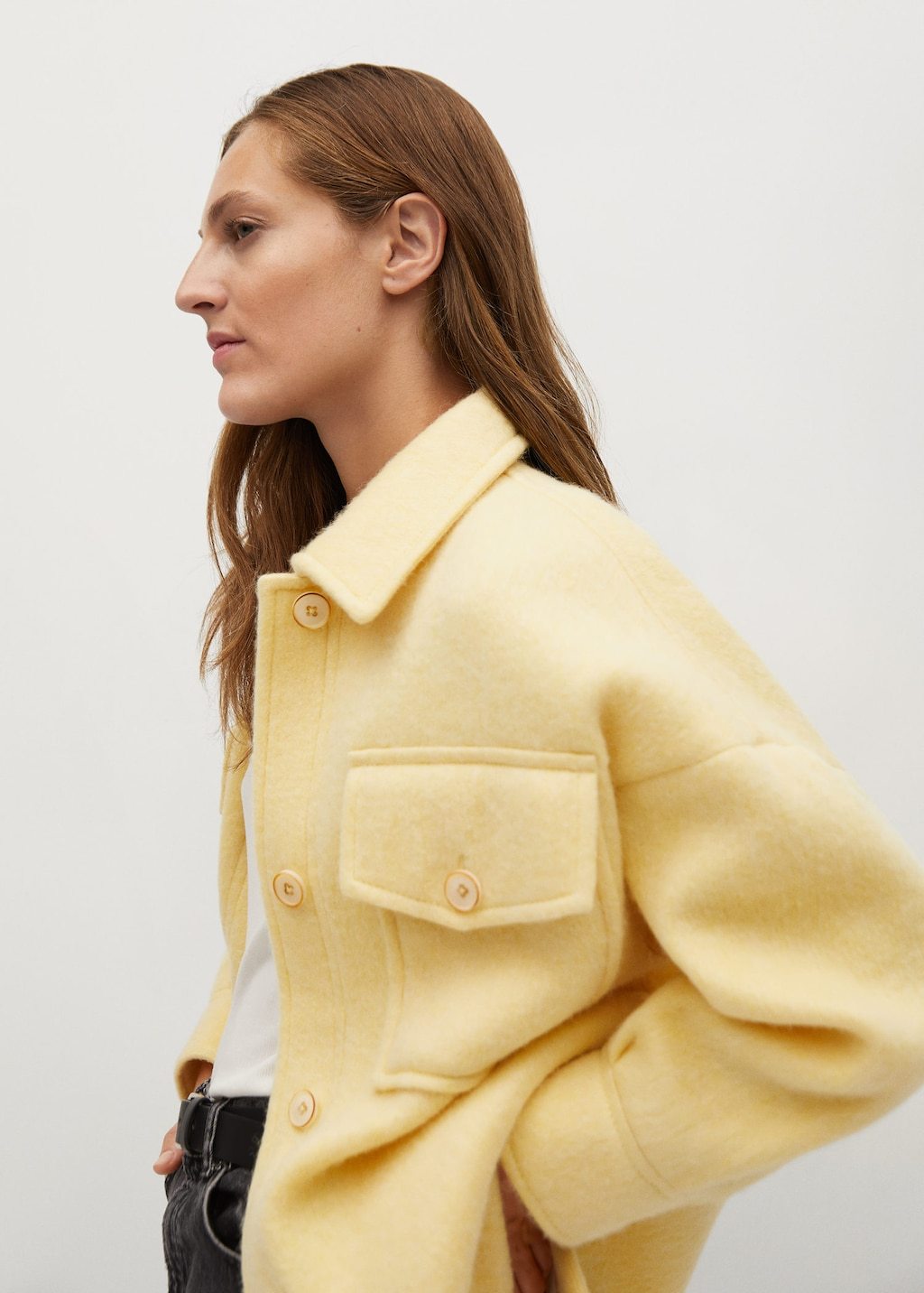 Knitted oversize jacket