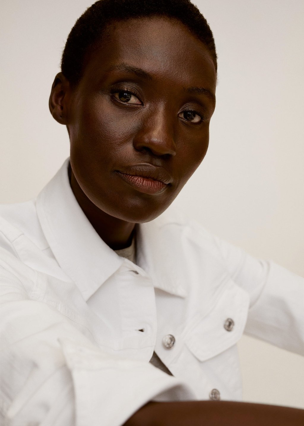 Pocketed denim jacket