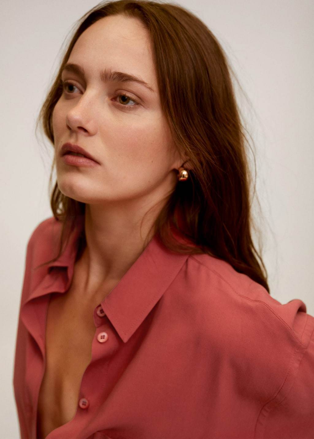 Oversize flowy shirt