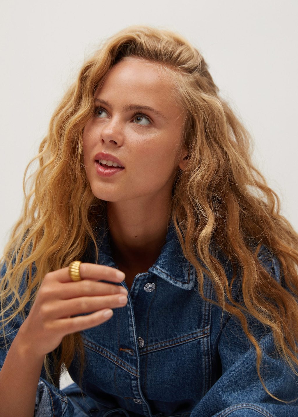 Oversize denim jacket