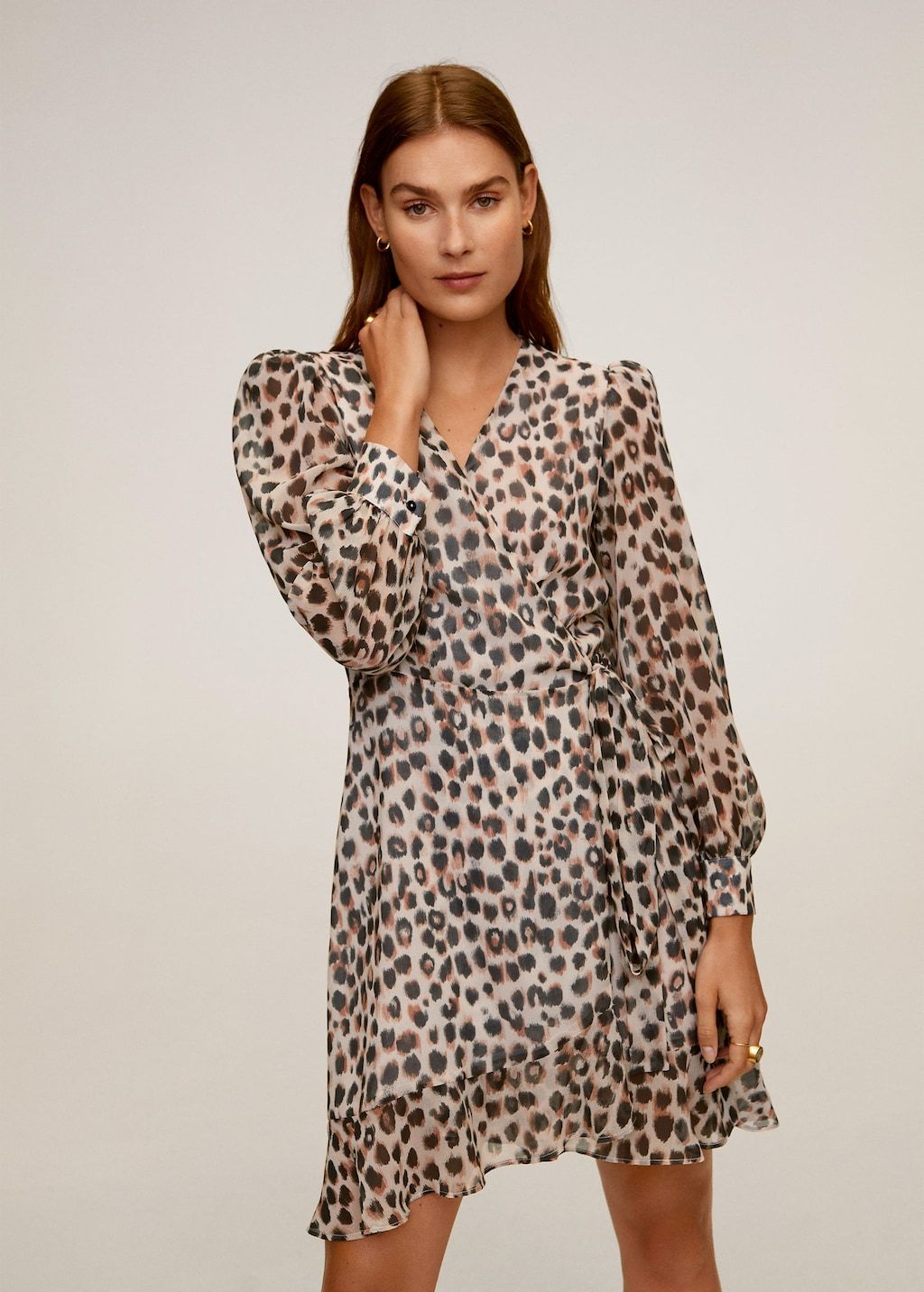 Crossed design dress