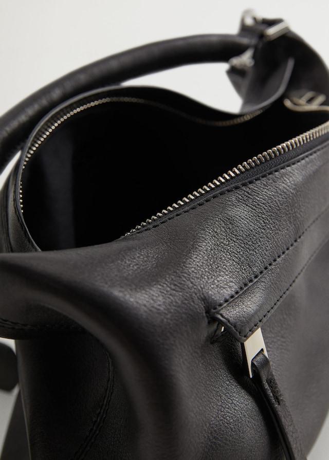 Multi-position leather bag