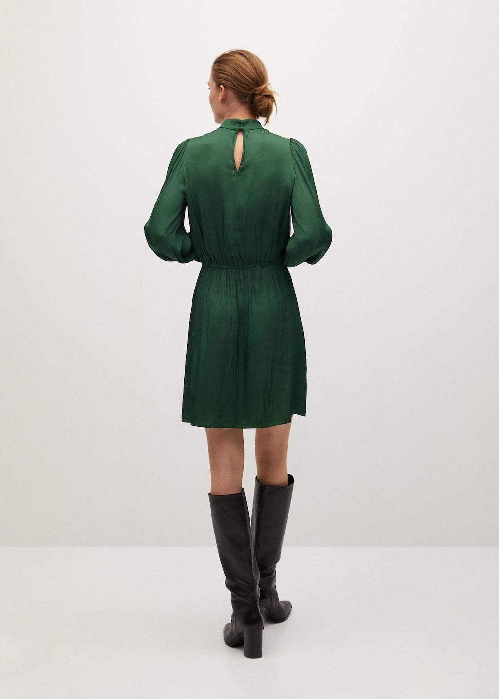 Flowy Puffed sleeves dress