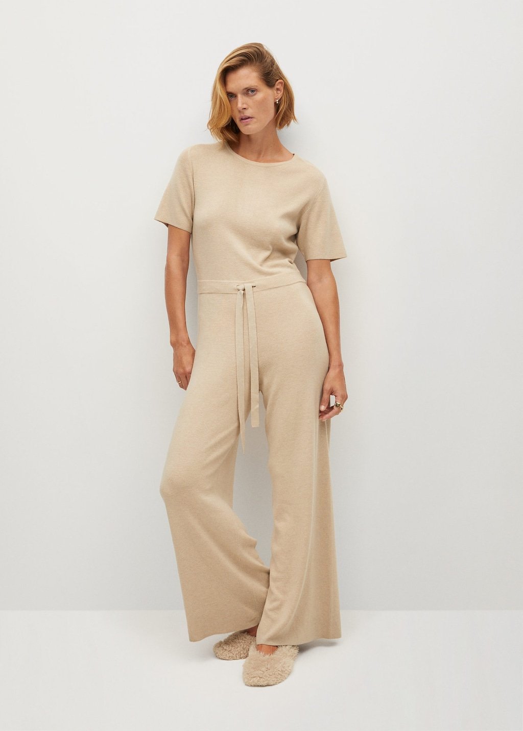 Long knit jumpsuit