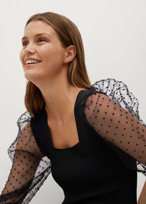 Plumeti sleeve dress