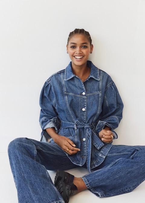 Oversize denim jacket