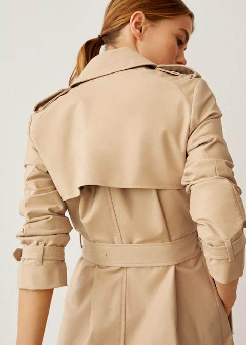 Classic cotton trench coat