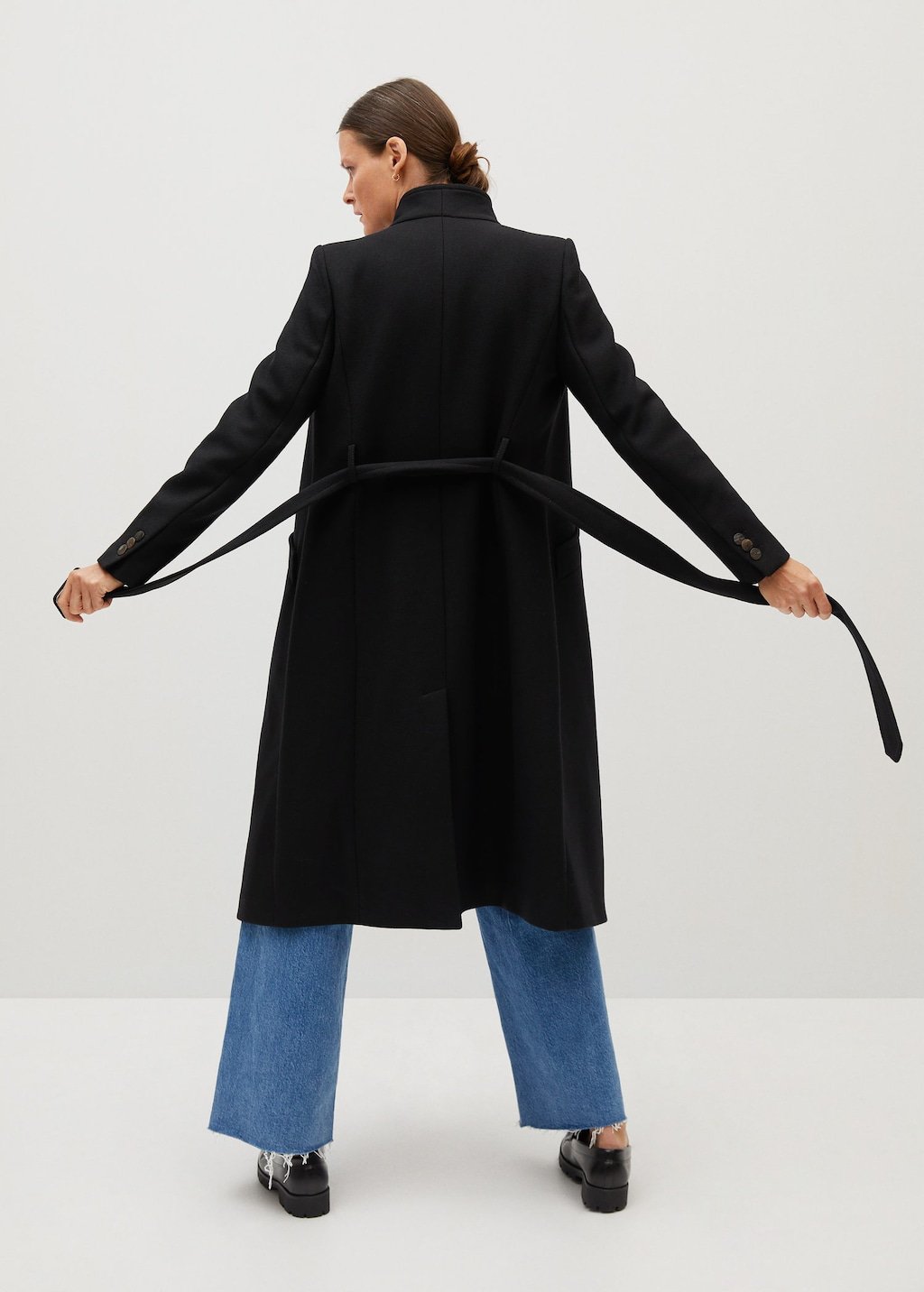 Manteco wool double-breasted coat