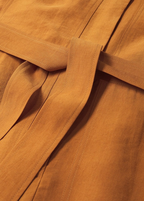 Lyocell jumpsuit with belt