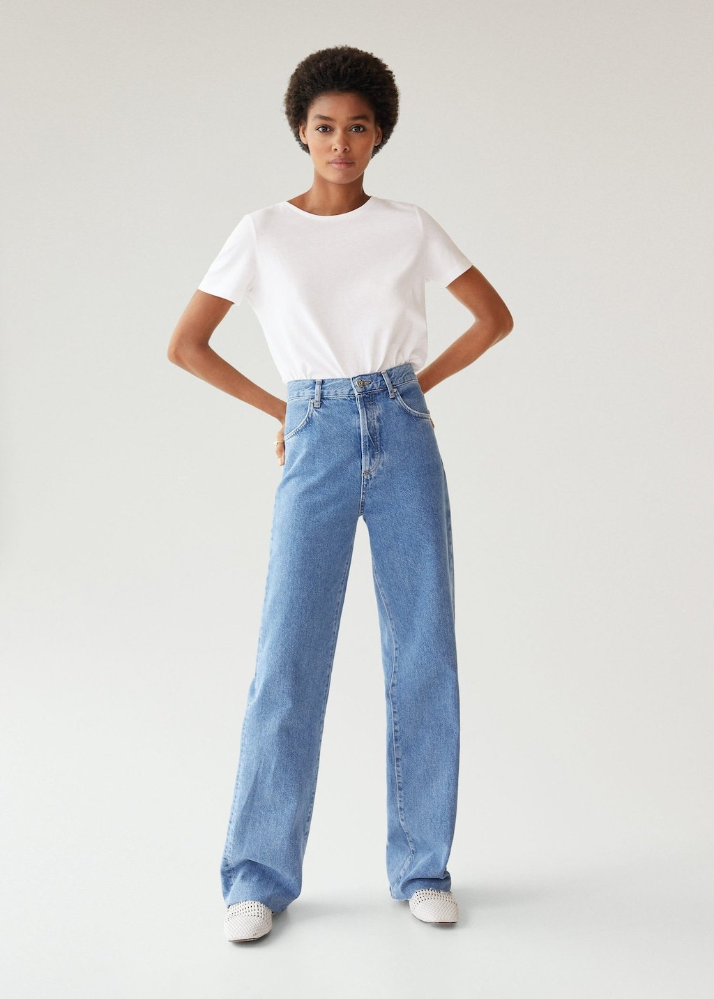 Essential cotton-blend T-shirt