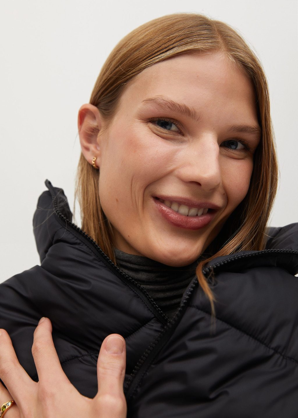 Oversize quilted coat