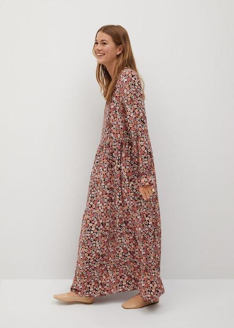 Printed long dress
