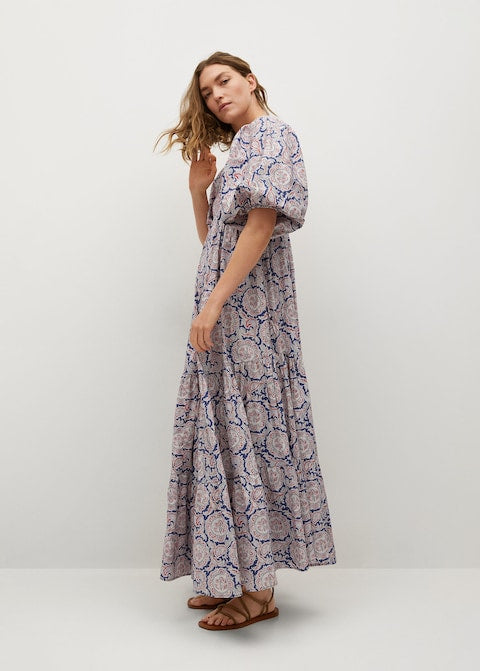 Printed maxi dress