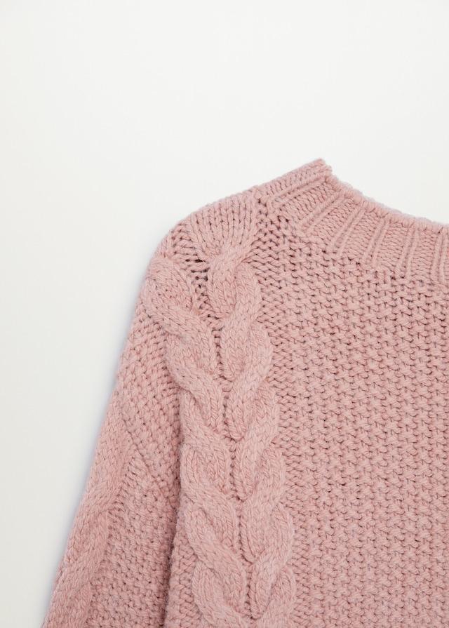 Cable-knit sweater