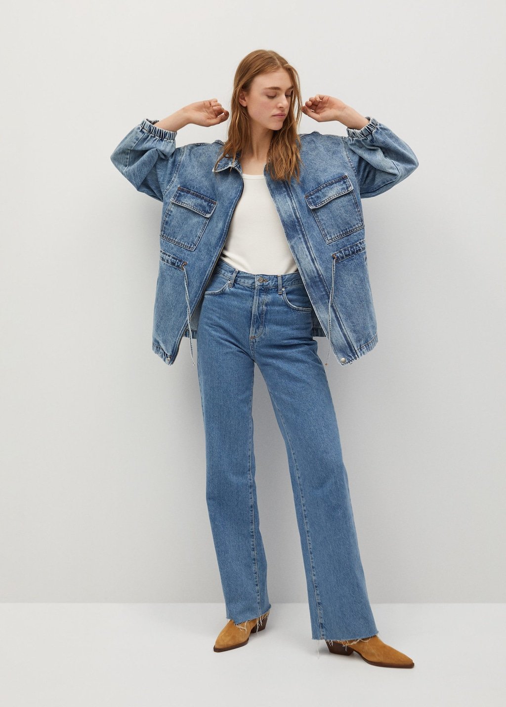 Oversize denim jacket