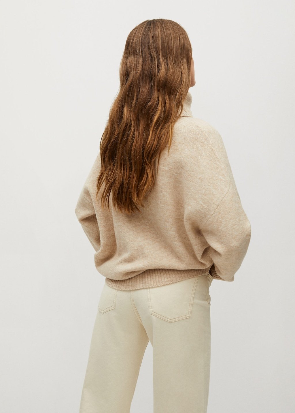 Turtle neck oversize sweater