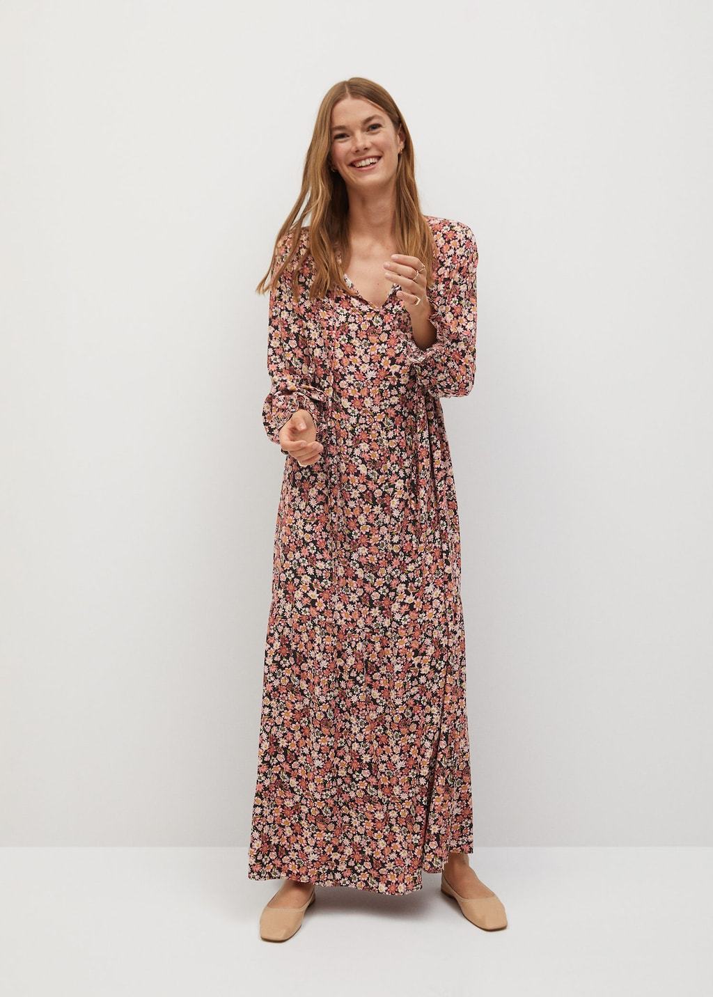 Printed long dress
