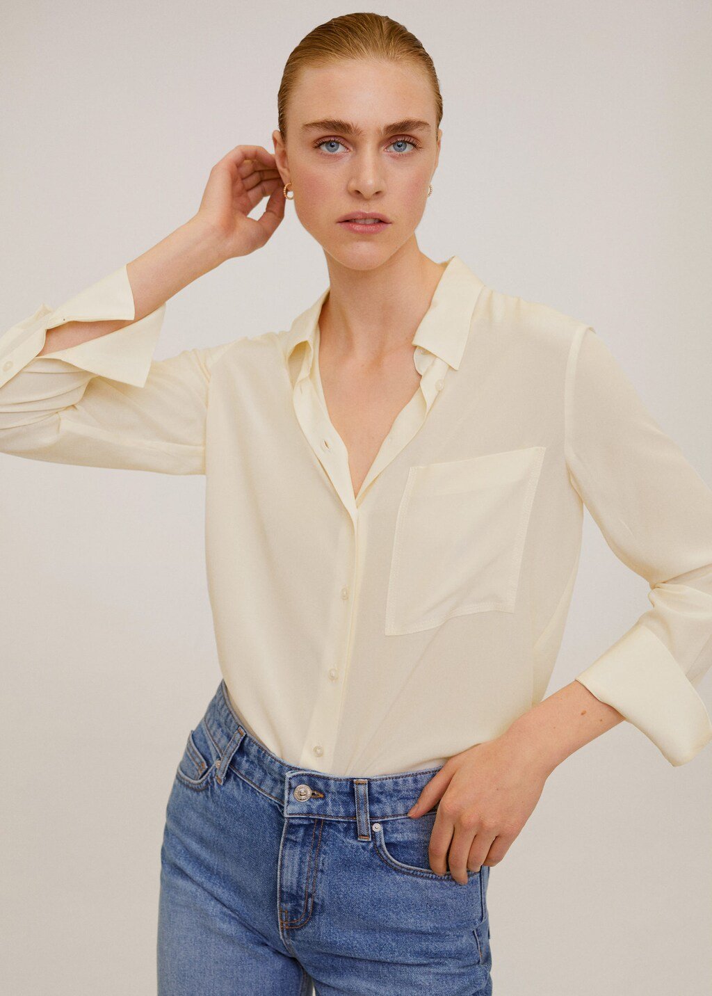 100% silk shirt