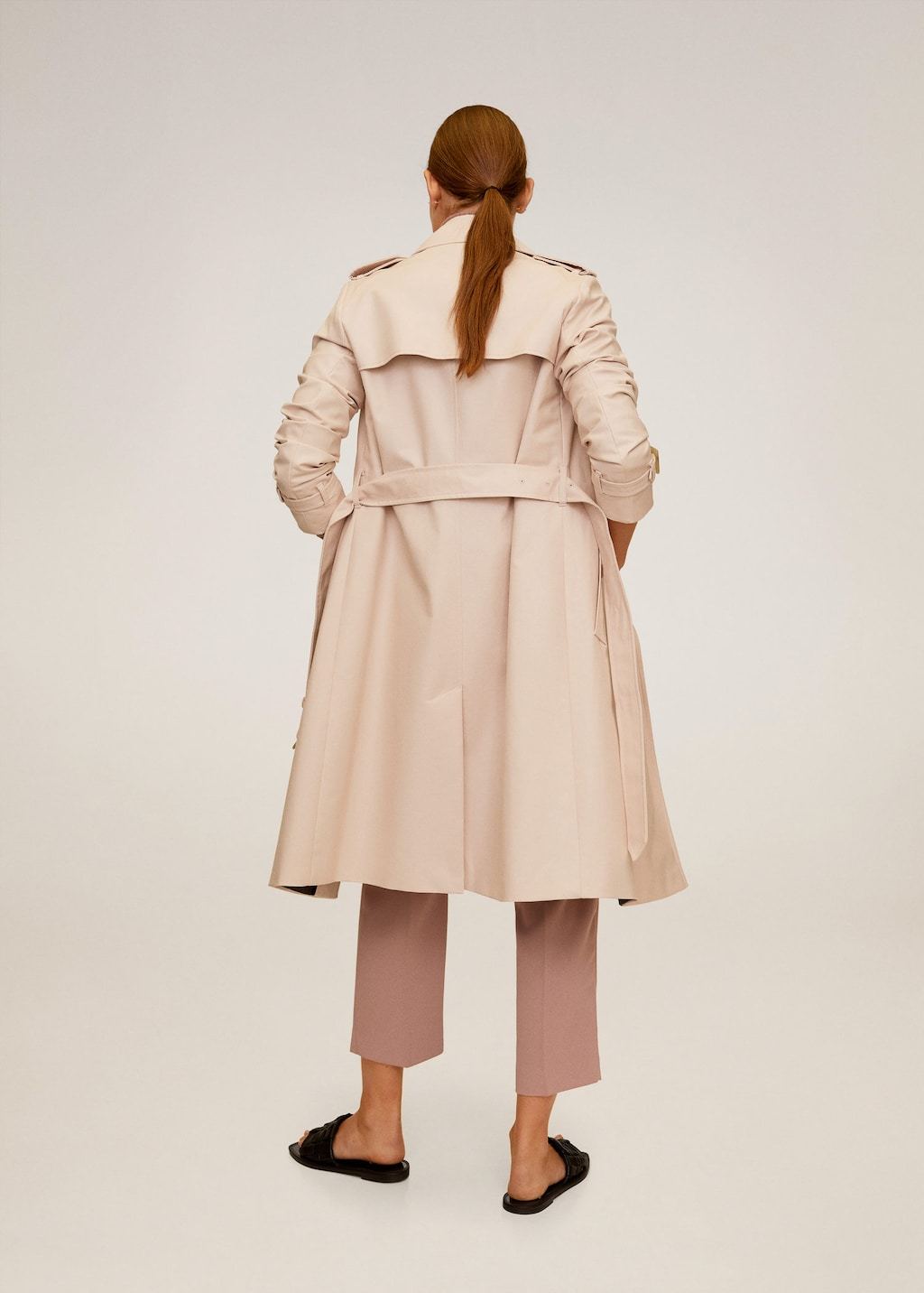 Classic cotton trench coat