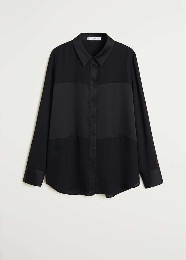 Satin finish flowy shirt