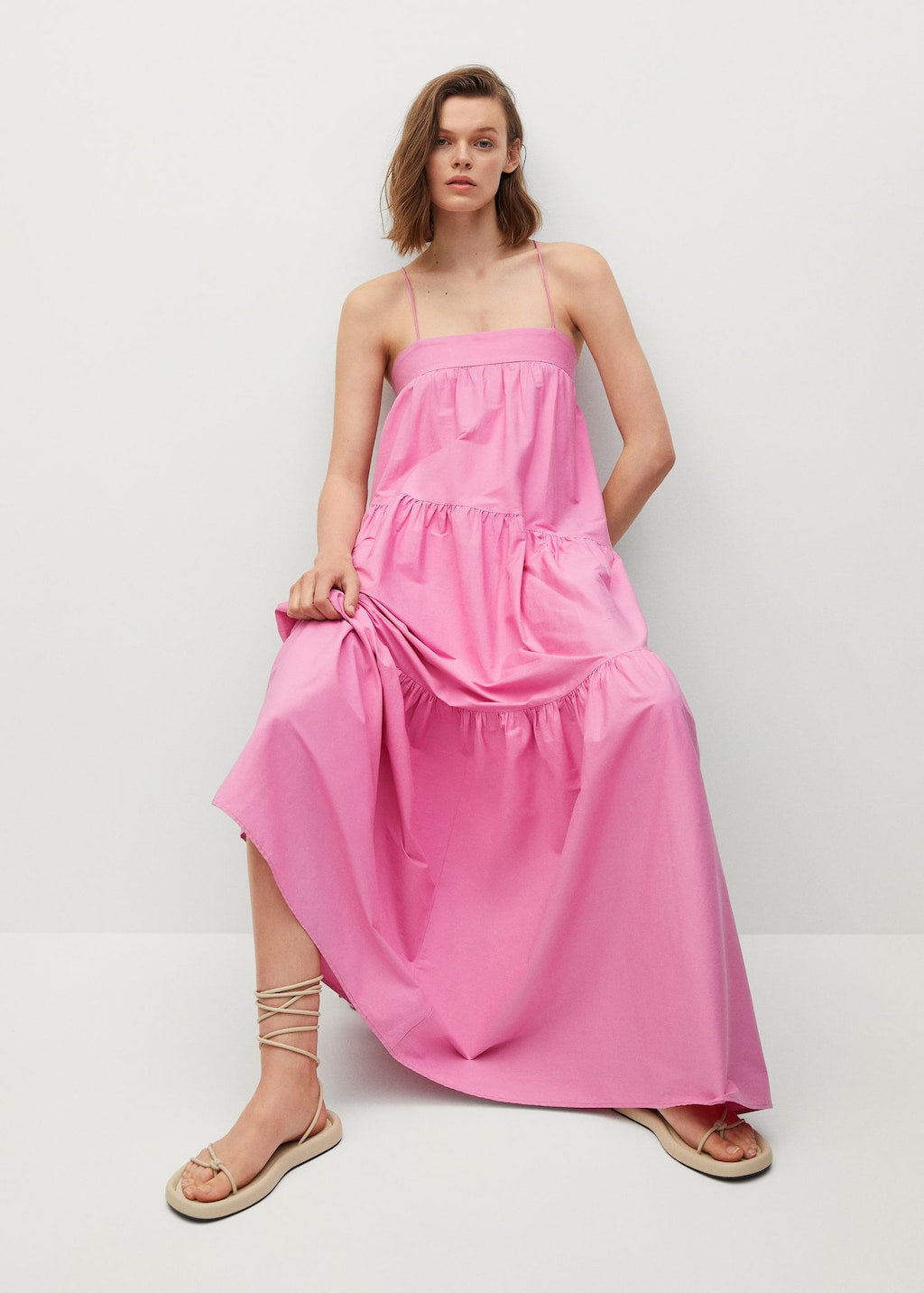 Maxi ruffles dress