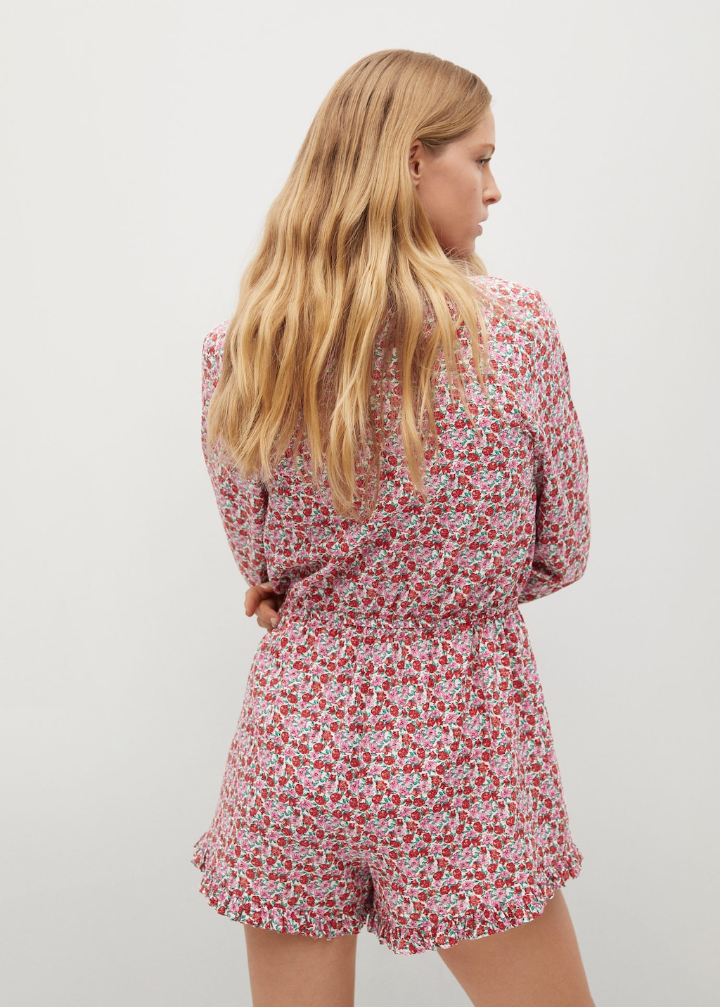 Cotton print jumpsuit