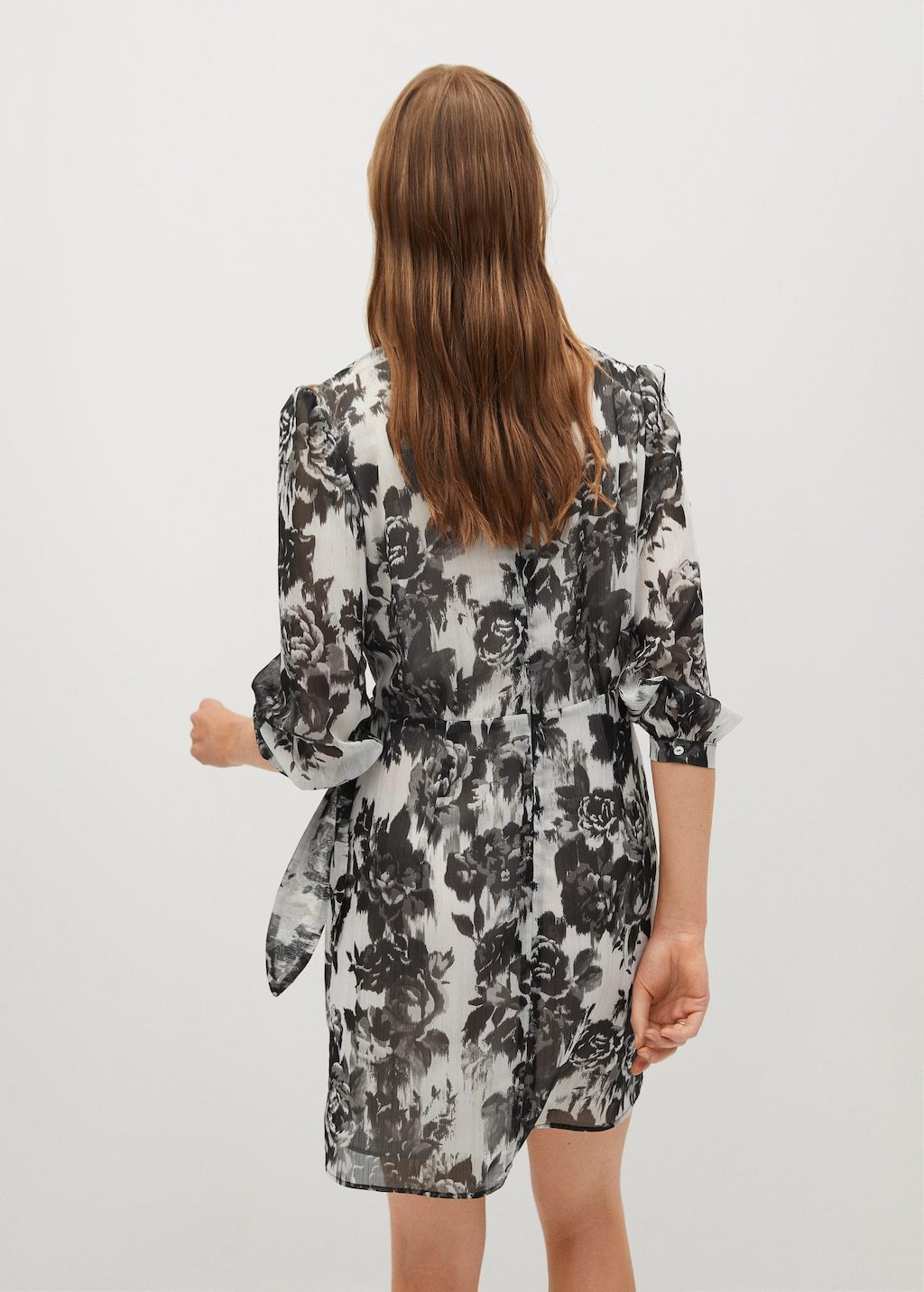 Flower print dress