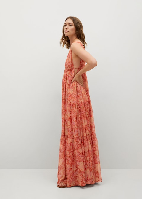Printed maxi dress