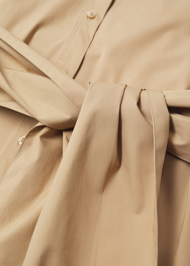 Cotton shirt dress