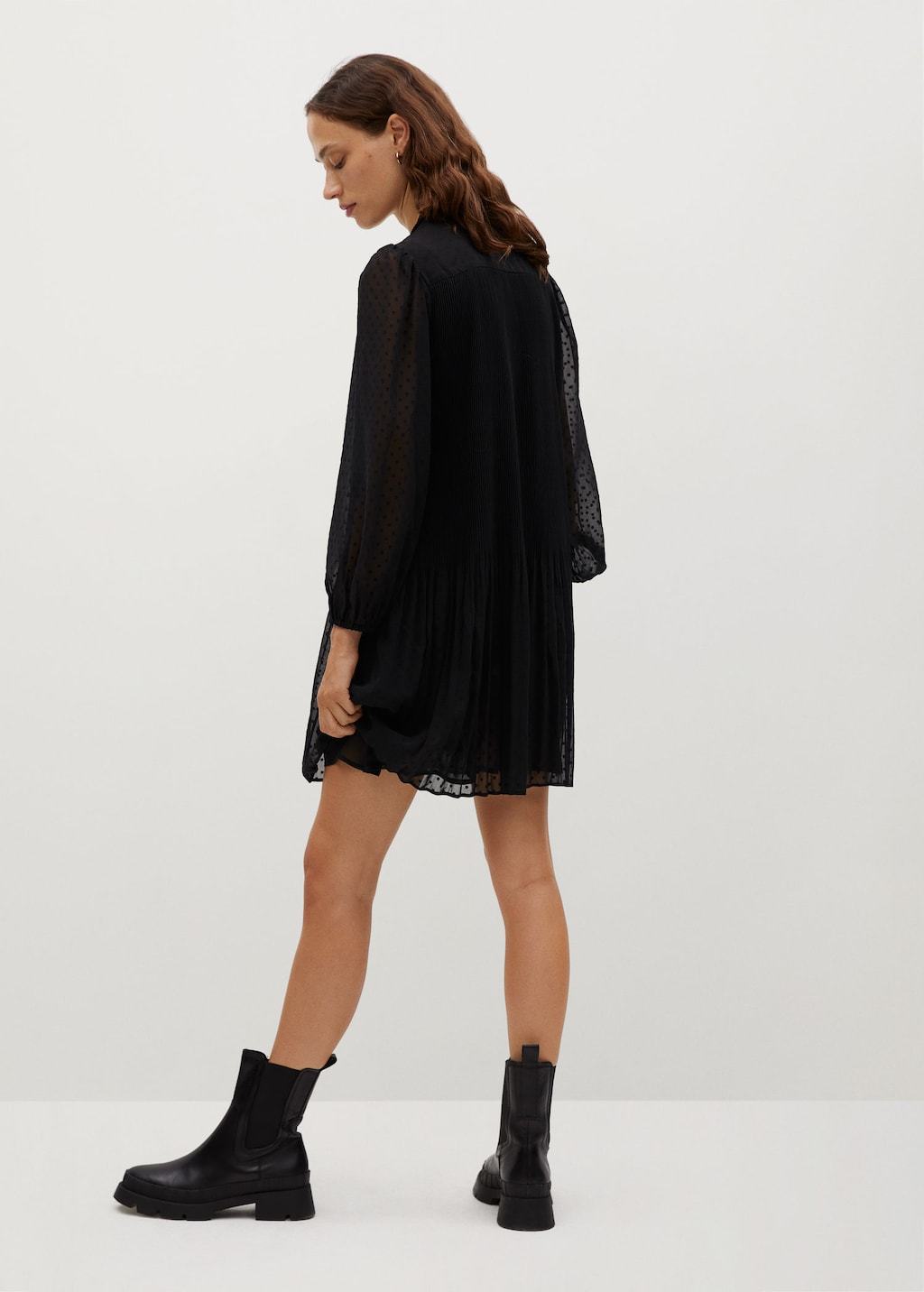 Flowy pleated dress