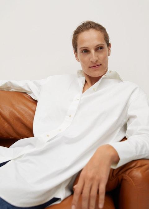 Oversize cotton shirt