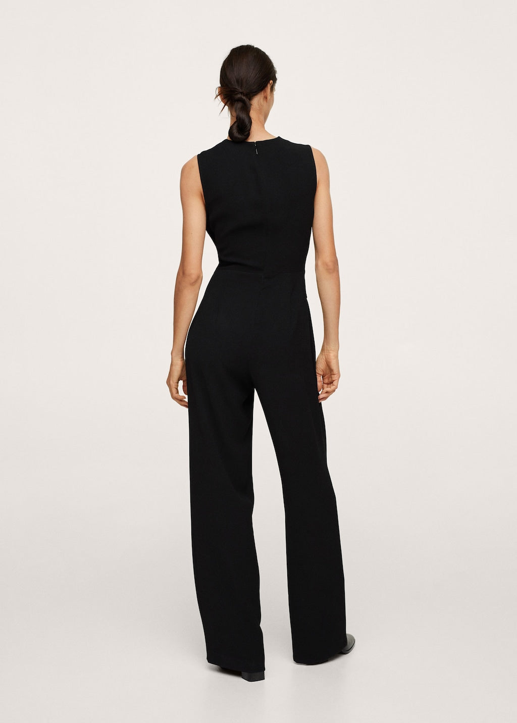 Bow wrap jumpsuit
