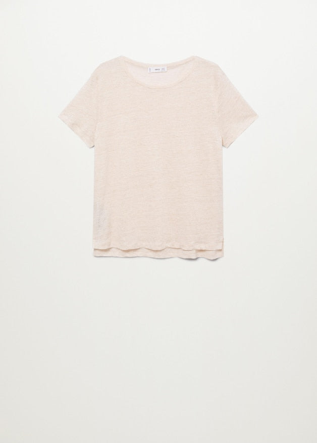 100% linen t-shirt